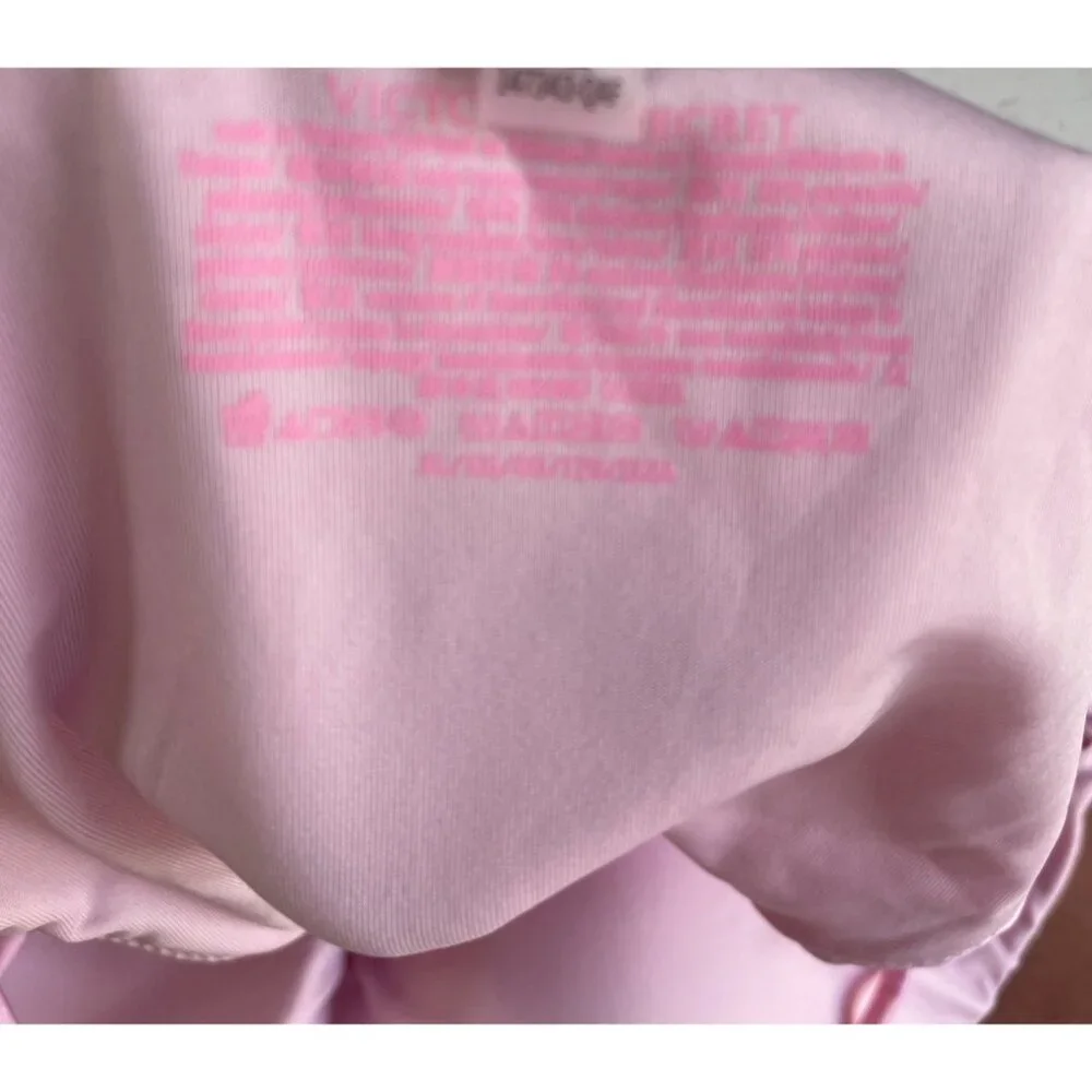Victoria's Secret Swim VS Scoop One-Piece Swimsuit tie dye pink size XL New - Picture 10 of 10